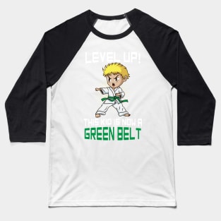 KARATE: This Kid Is Now A Green Belt Gift Baseball T-Shirt